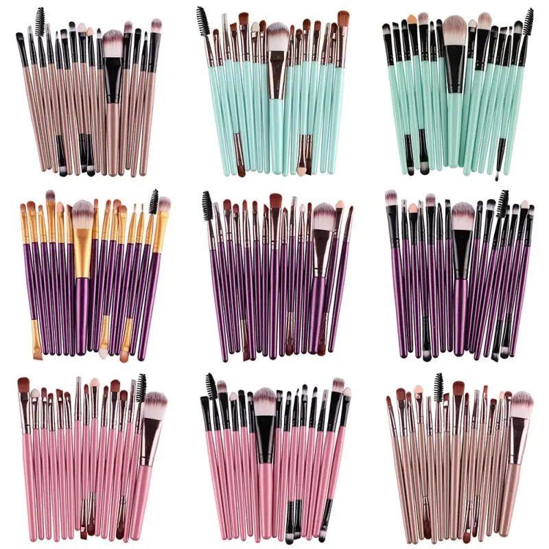 Brush Collection Soft Bristles Makeup Kit Set