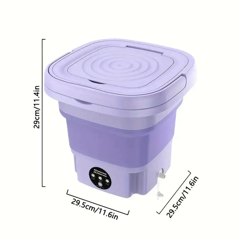 Portable 2.11 gal Compact Efficient Washing Machine