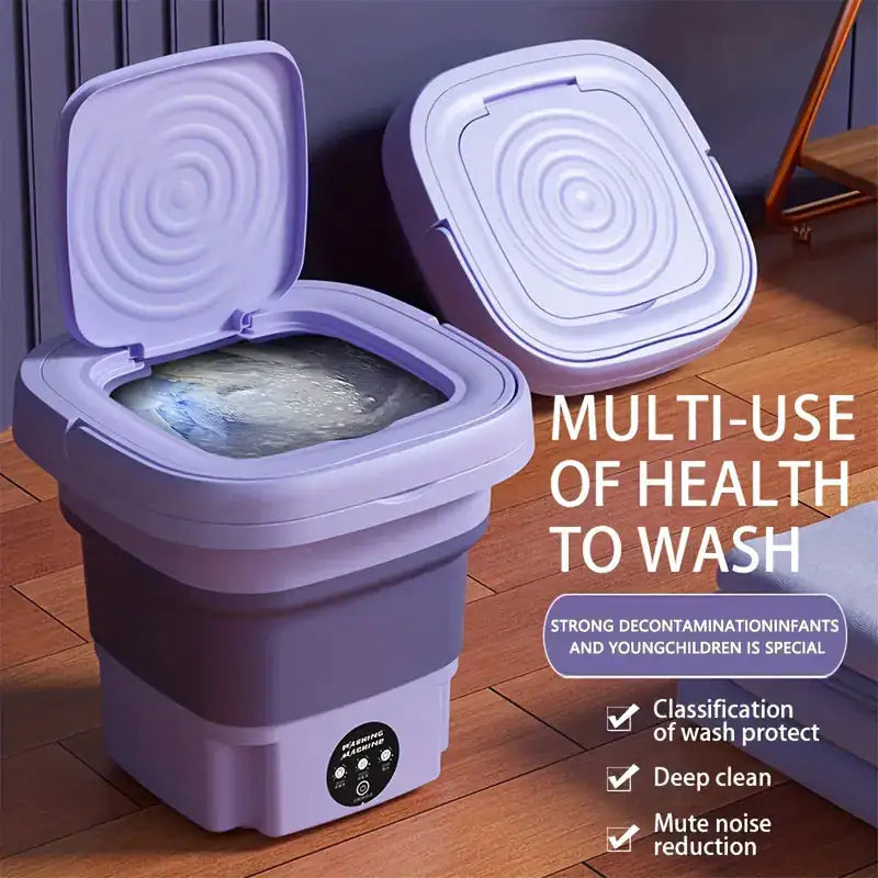 Portable 2.11 gal Compact Efficient Washing Machine