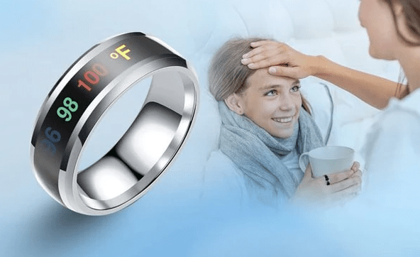 New Blue Black Silver Color Stainless Steel Mood Emotion Feeling Intelligent Temperature Sensitive Rings for men and women