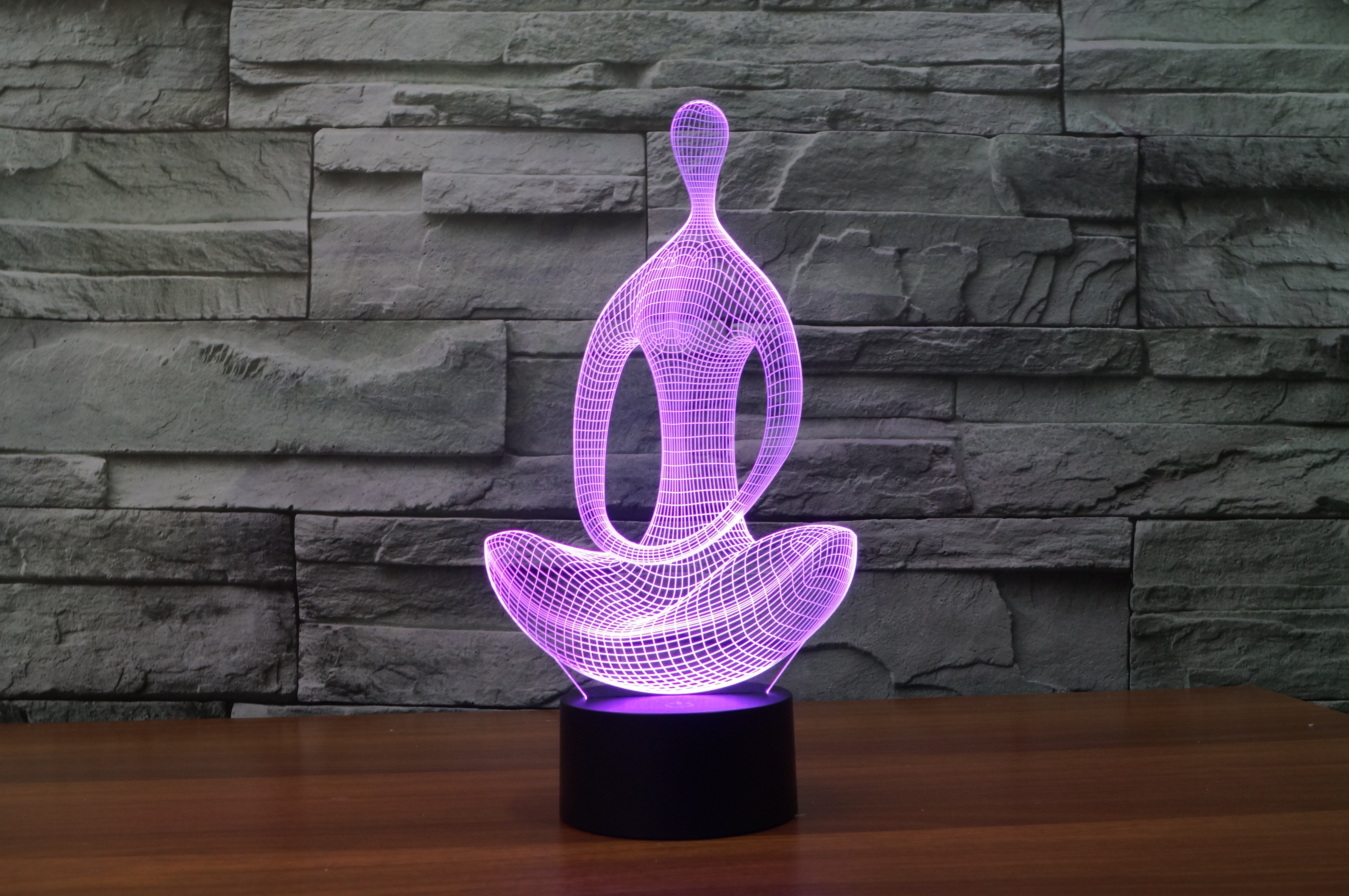 3D LED Meditation Lamp